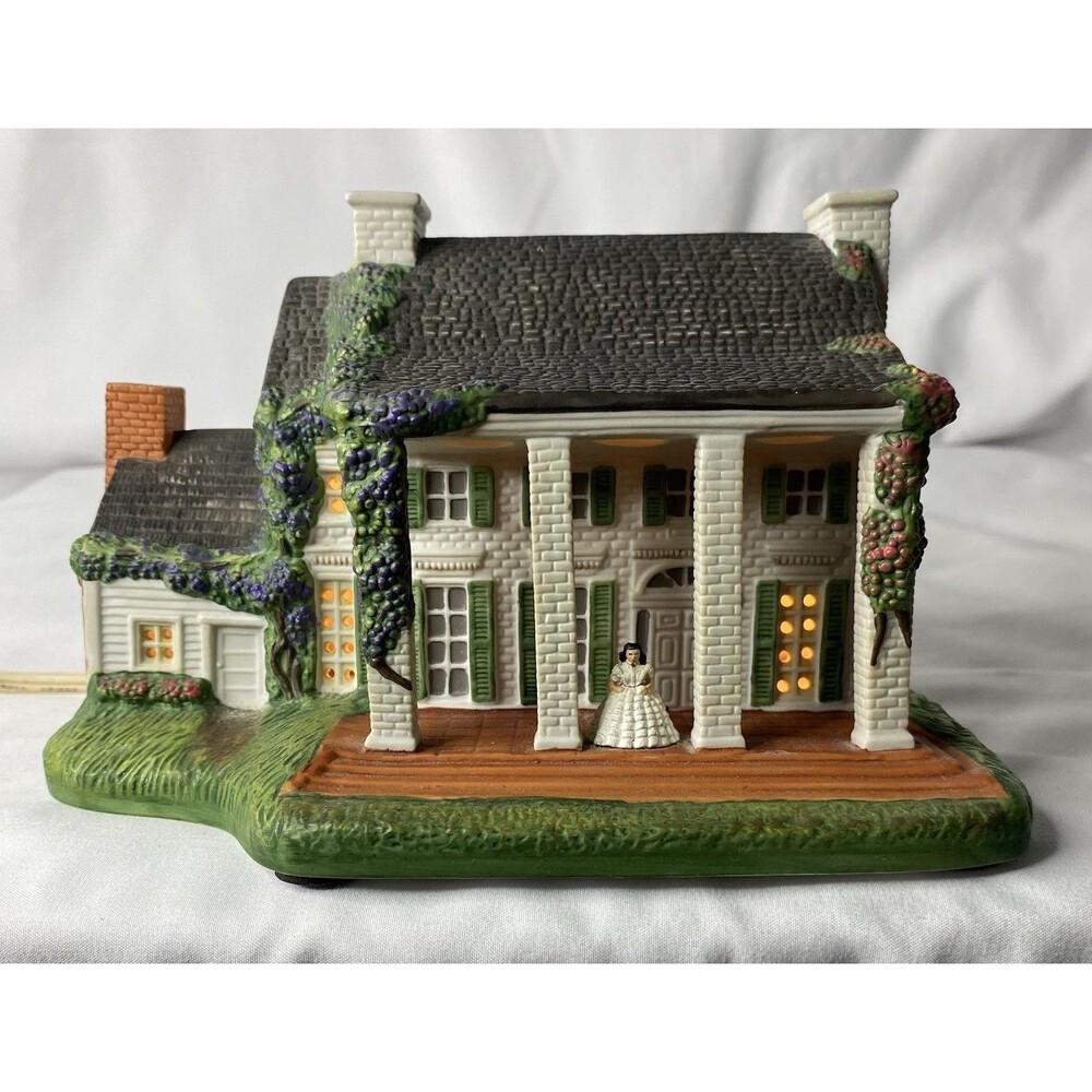 Gone With the Wind TARA Lighted Sculpture No 1190 B Hawthorne Collection 1993